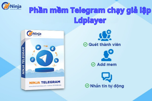 phần mềm telegram LDplayer