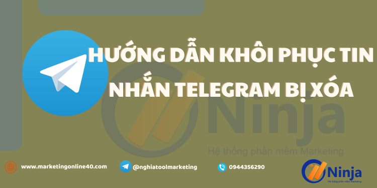 Hướng dẫn khôi phục tin nhắn telegram bị xóa