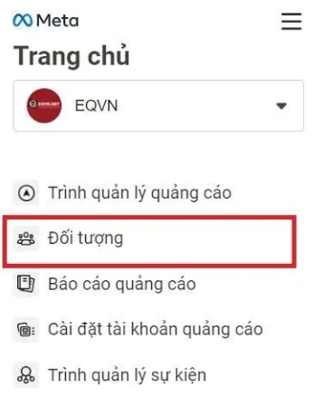 chọn “Đối tượng” chạy lookalike facebook là gì