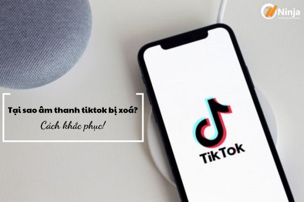 âm thanh tiktok bị xoá